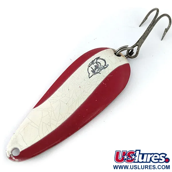 Vintage  Eppinger Dardevle Imp, 2/5oz Red / White / Nickel fishing spoon #13918