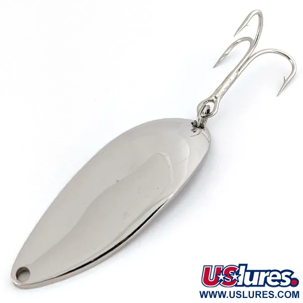 Vintage  Luhr Jensen Little Jewel, 3/4oz Nickel fishing spoon #13922