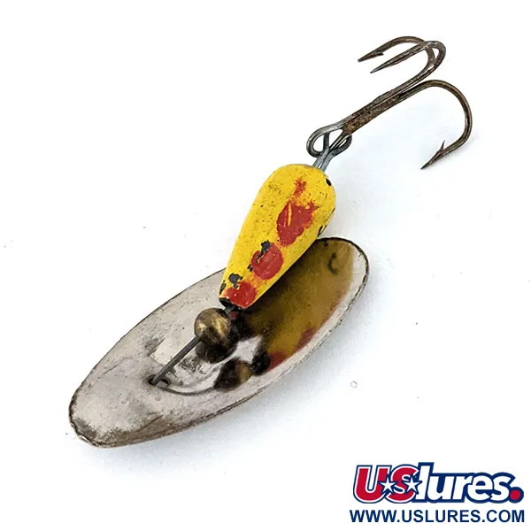 Vintage   Panther Martin 6, 3/16oz Nickel / Yellow spinning lure #13930