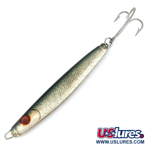 Vintage   Sølvkroken Stingsilda Jig Lure, 1oz Silver fishing spoon #13959
