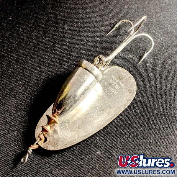 Vintage   Blue Fox Super Vibrax 6, 2/3oz Silver spinning lure #13969