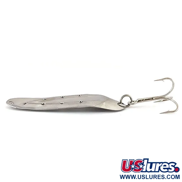 Vintage  Rustowicz Charger №3, 2/5oz Nickel fishing spoon #13976
