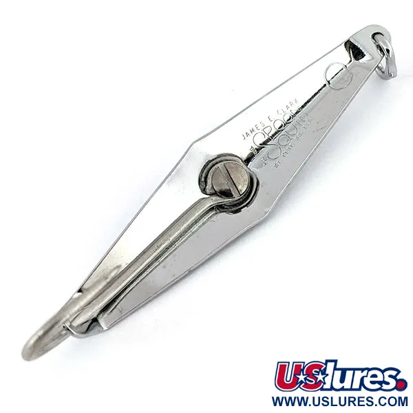 Vintage  James E. Clark  ​Clark Spoon, 3/16oz Nickel fishing spoon #13979