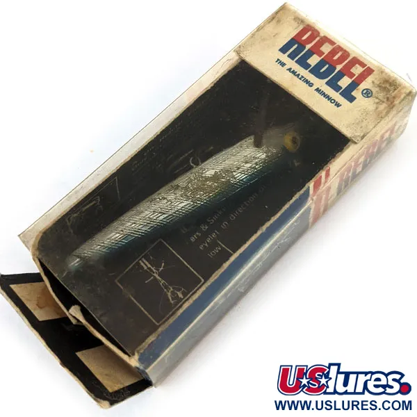   Vintage Rebel Floater (1960s), 3/32oz Silver fishing lure #13990