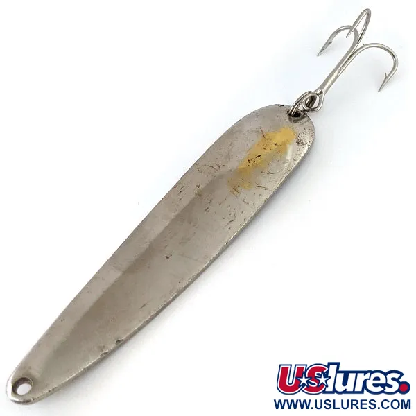 Vintage  Eppinger Dardevle Seadevlet, 1 1/3oz Nickel fishing spoon #14064