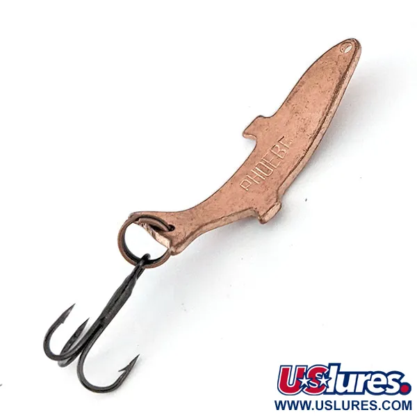 Vintage   Acme Phoebe, 3/32oz Copper fishing spoon #14069