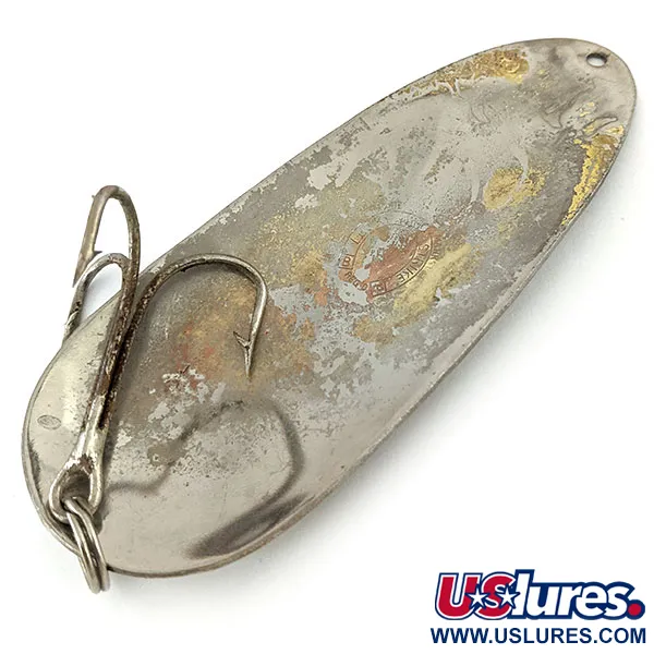 Vintage   Lucky Strike, 1 2/3oz Nickel fishing spoon #14079
