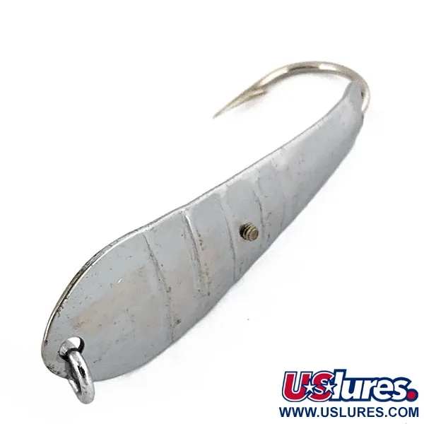 Vintage  Luhr Jensen Reflecto #2, 1/4oz Nickel fishing spoon #14112