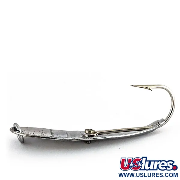 Vintage  Luhr Jensen Reflecto #2, 1/4oz Nickel fishing spoon #14112