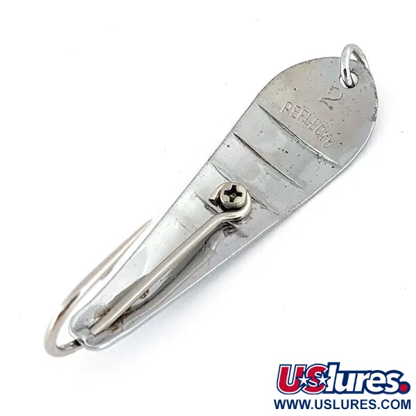 Vintage  Luhr Jensen Reflecto #2, 1/4oz Nickel fishing spoon #14112