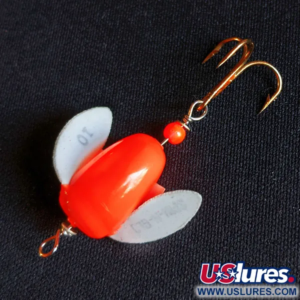 Vintage  Yakima Bait Spin-N-Glo, 1/64oz White / Pink spinning lure #14166