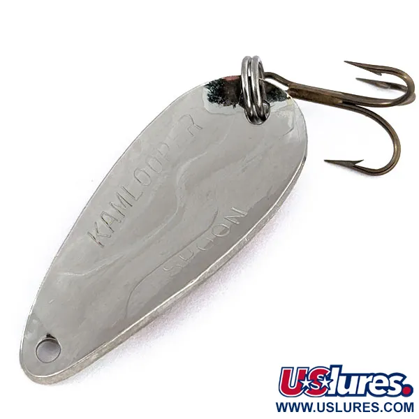 Vintage  Acme Kamlooper, 2/5oz Red / Black / Nickel fishing spoon #14174