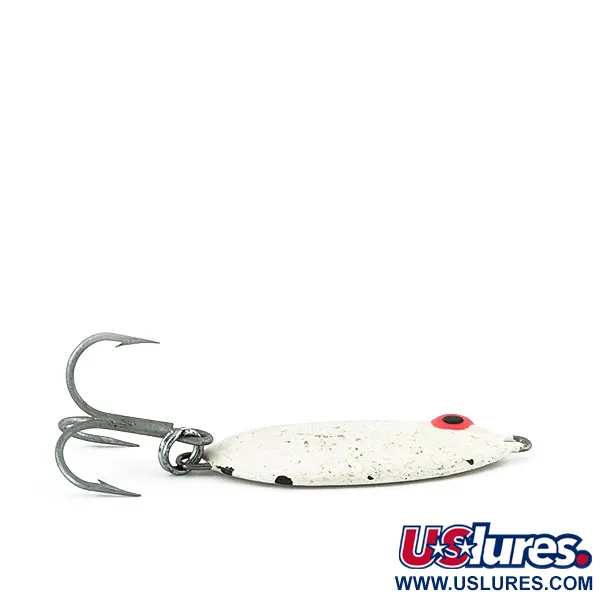 Vintage   Bomber Slab Spoon, 3/4oz White fishing spoon #14185