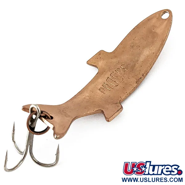 Vintage   Acme Phoebe, 1/4oz Copper fishing spoon #14233