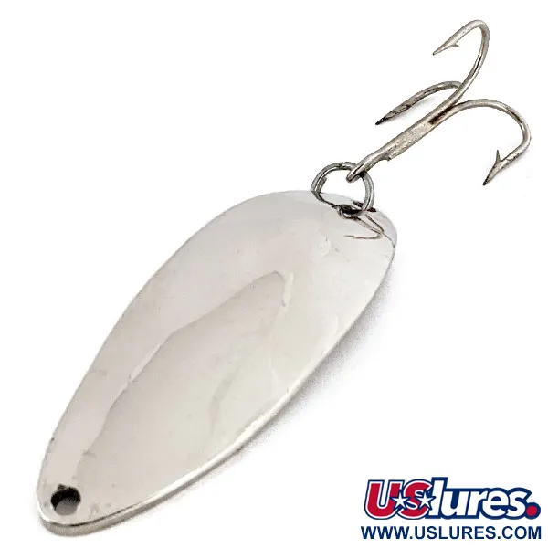 Vintage  Seneca Little Cleo (Hula Girl), 2/3oz Nickel fishing spoon #14238