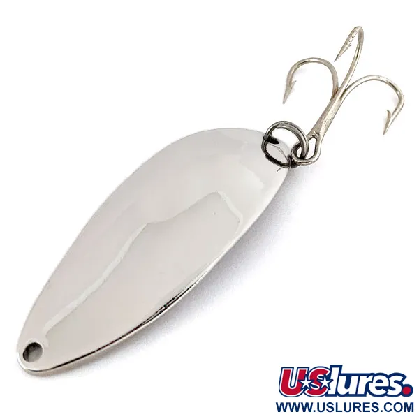 Vintage  Seneca Little Cleo (Hula Girl), 2/3oz Nickel fishing spoon #14239