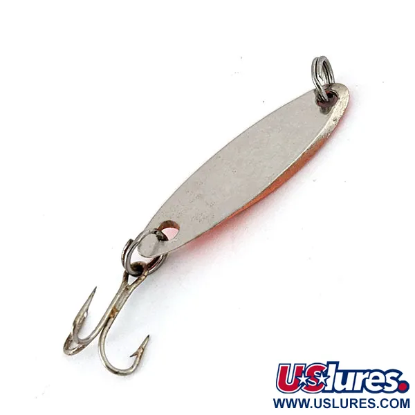 Vintage  Acme Kastmaster, 3/32oz Orange / Nickel fishing spoon #14246