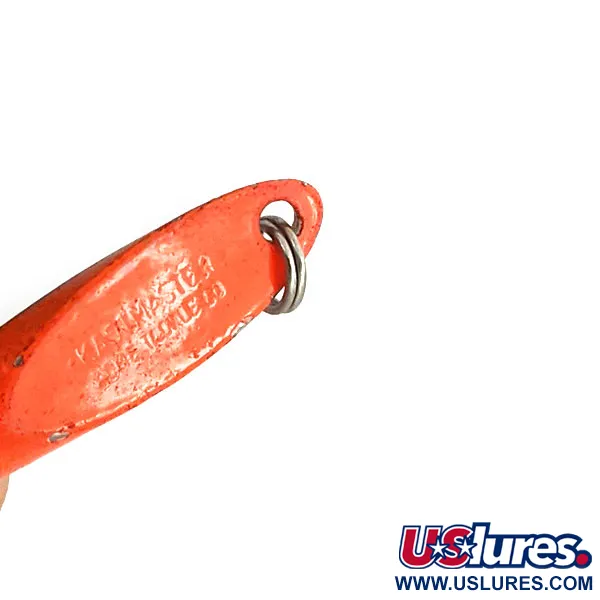 Vintage  Acme Kastmaster, 3/32oz Orange / Nickel fishing spoon #14246