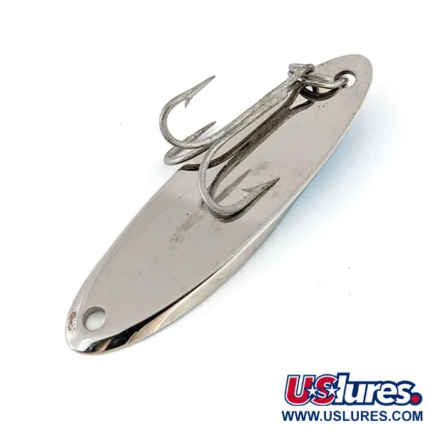 Vintage  Acme Kastmaster, 1/2oz Nickel / Blue fishing spoon #14247