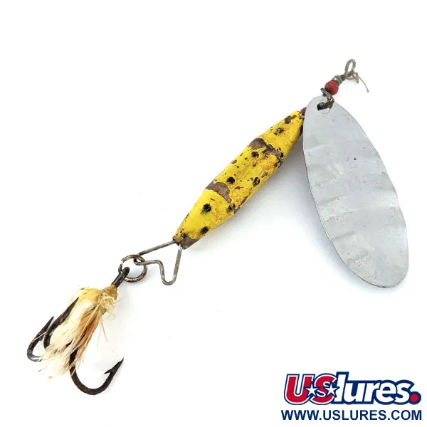 Vintage  Abu Garcia Abu Reflex, 2/5oz Silver spinning lure #14265