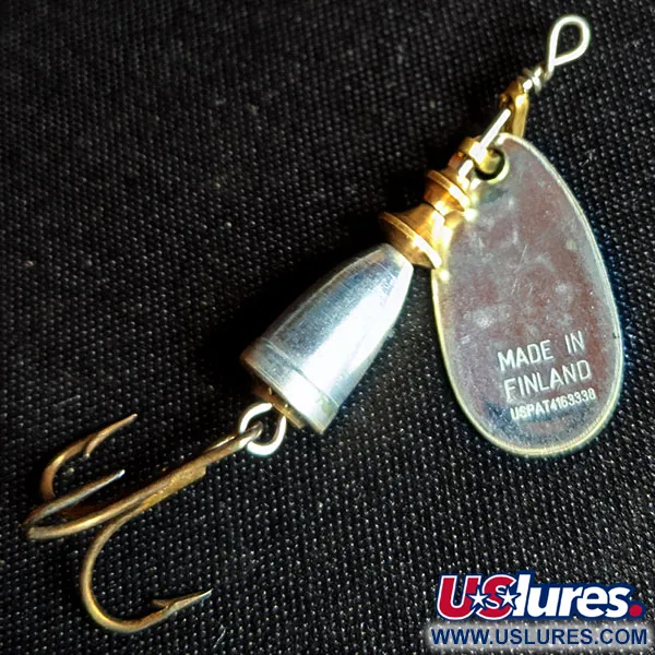 Vintage   Blue Fox Vibrax 1, 1/8oz Silver spinning lure #14328