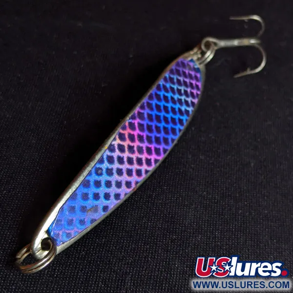 Vintage   Bay de Noc Swedish pimple with rattle, 3/5oz Gold fishing spoon #14363