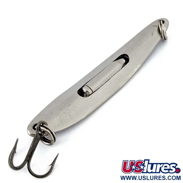 Vintage   Bay de Noc Swedish pimple with rattle, 3/5oz Gold fishing spoon #14363