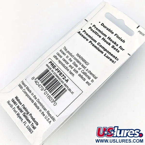   Wahoo Key Largo Swim'n Fin Jig Lure , 3/16oz  fishing spoon #14370