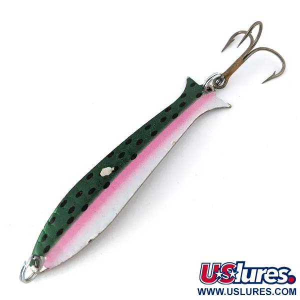 Vintage   Thomas Speedy Shiner, 3/16oz Rainbow Trout / Silver fishing spoon #14383