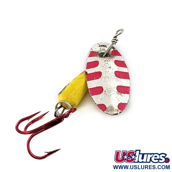 Vintage   Panther Martin 6, 3/16oz Silver / Red spinning lure #14391