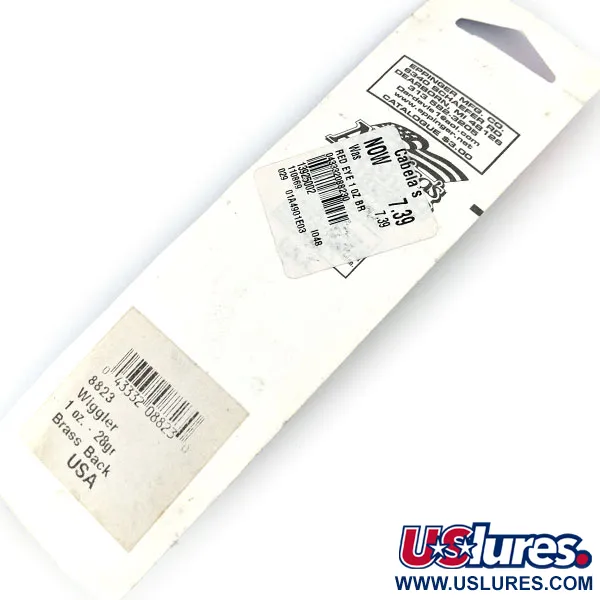  Eppinger Red Eye Wiggler , 1oz Gold / Red Eyes fishing spoon #14498