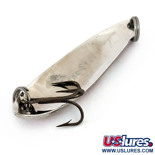 Vintage  Acme Fiord Spoon, 1/4oz Red / Nickel fishing spoon #14547