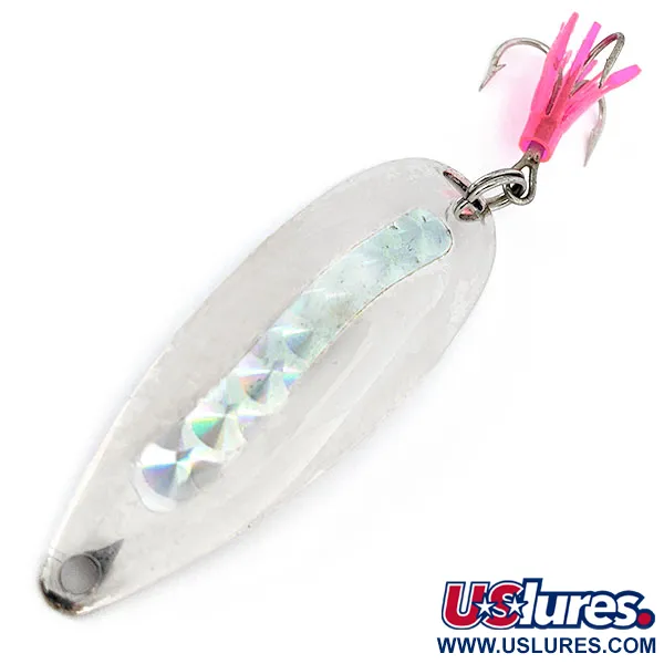 Vintage  Luhr Jensen Johnson Sprite, 3/5oz Silver fishing spoon #14551