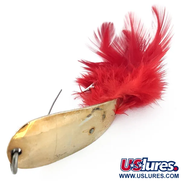 Vintage   Tony Accetta HOBO, 2/5oz Gold / Red fishing spoon #14559