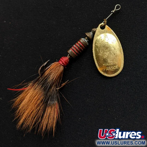 Vintage   Mepps Aglia 3 dressed (squirrel tail), 1/4oz  spinning lure #14562