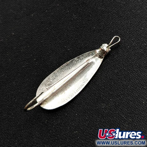 Vintage   ​ Weedless Johnson Silver Minnow, 3/64oz Silver fishing spoon #14563