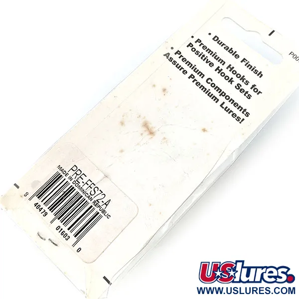   ​Wahoo Key Largo Swim'n Fin Jig Lure with rattle, 1/2oz Rainbow Gold fishing spoon #14588