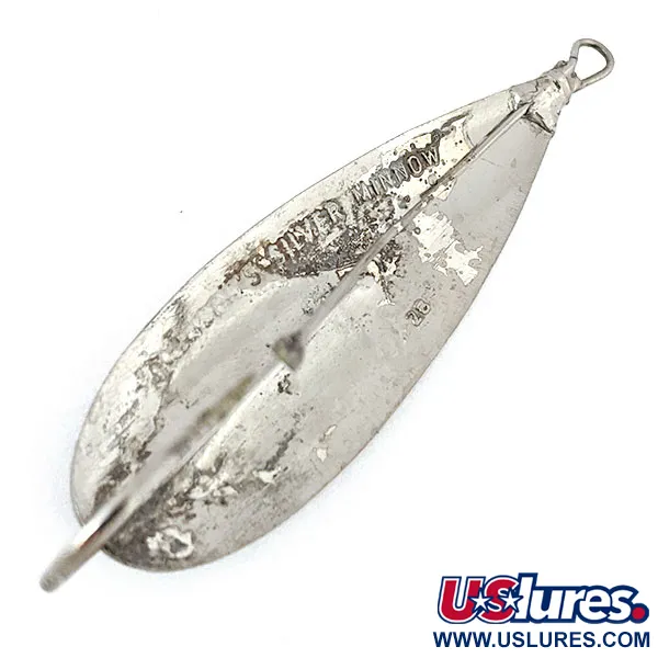 Vintage   Weedless Johnson Silver Minnow , 2/5oz Silver fishing spoon #14596