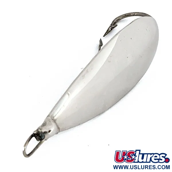 Vintage   Weedless Johnson Silver Minnow , 2/5oz Silver fishing spoon #14596