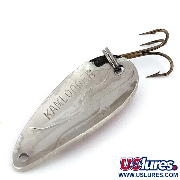 Vintage  Acme Kamlooper, 2/5oz Red / Black / Nickel fishing spoon #14599