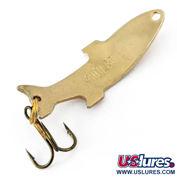 Vintage   Acme Phoebe, 1/8oz Gold fishing spoon #14616