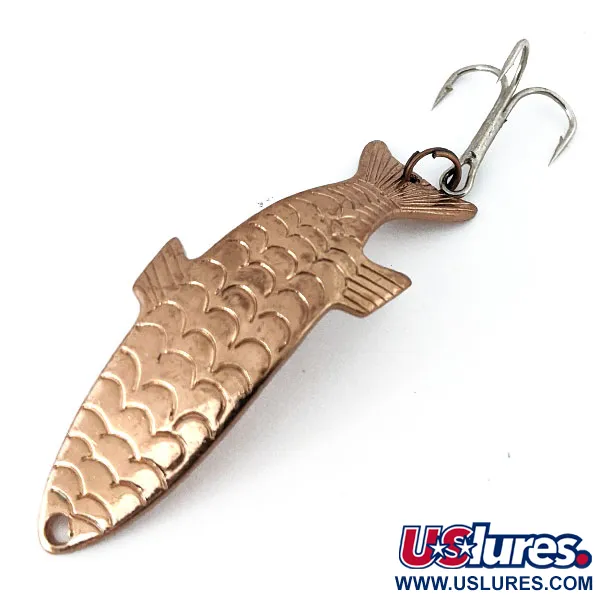 Vintage   Acme Phoebe, 1/4oz Copper fishing spoon #14617