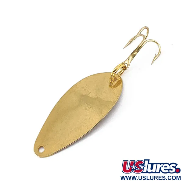 Vintage   Acme Little Cleo, 1/16oz Gold fishing spoon #14628