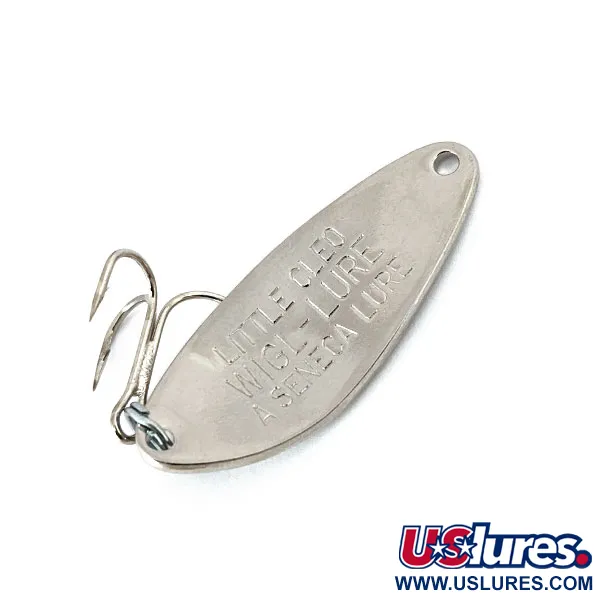Vintage   Little Cleo Seneca, 1/4oz Nickel fishing spoon #14631