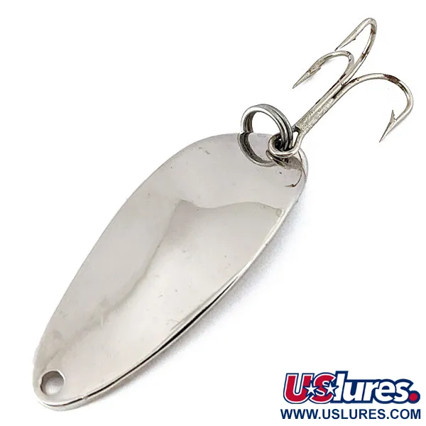 Vintage  Seneca Little Cleo (Hula Girl), 1/3oz Nickel fishing spoon #14642