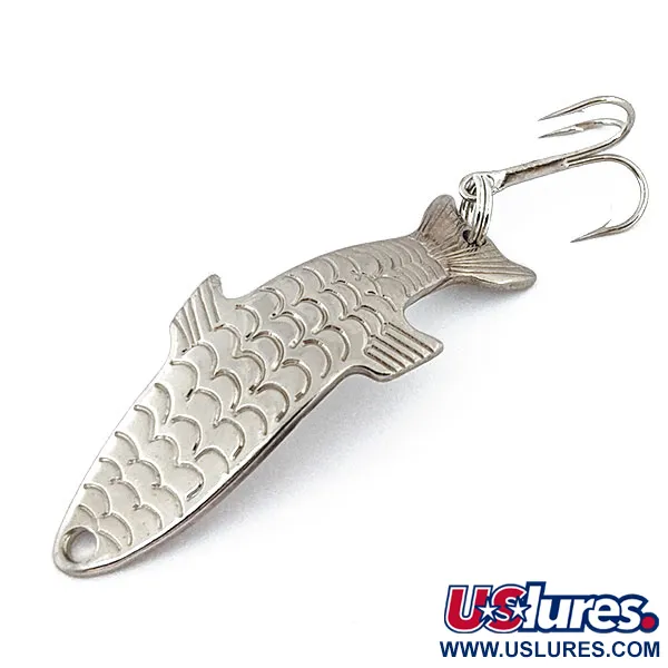 Vintage   Acme Phoebe, 1/8oz Nickel fishing spoon #14655