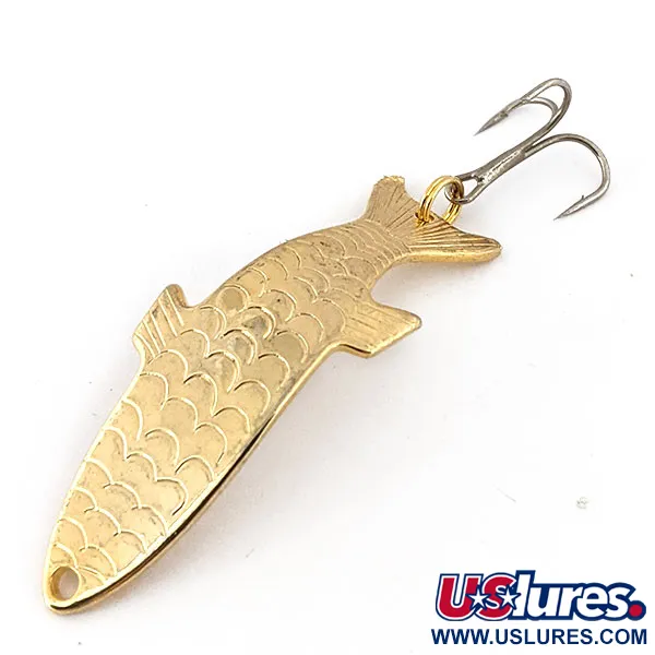 Vintage   Acme Phoebe, 1/4oz Gold fishing spoon #14656