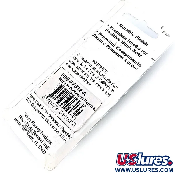   ​Wahoo Key Largo Swim'n Fin Jig Lure, 2/3oz Gold fishing spoon #14665