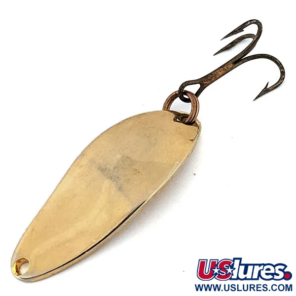 Vintage   Little Cleo Seneca, 1/4oz Gold fishing spoon #14669