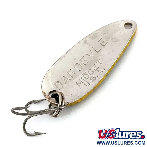 Vintage  Eppinger Dardevle Midget, 3/16oz Frog fishing spoon #14688